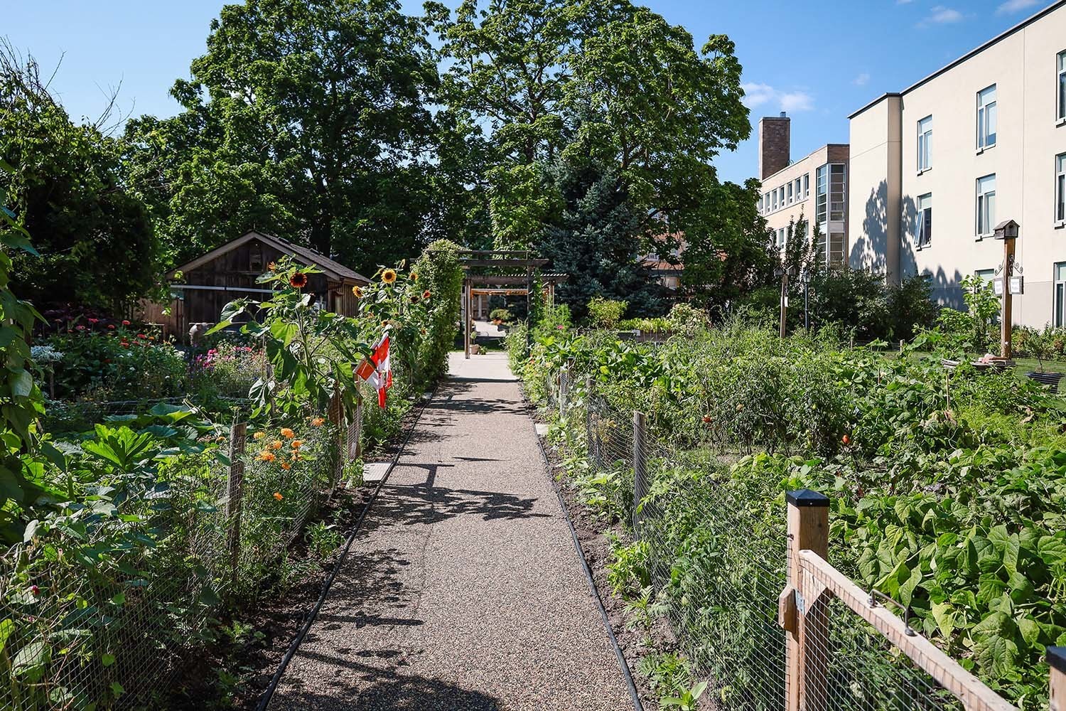 Community Garden Permeable Pathway